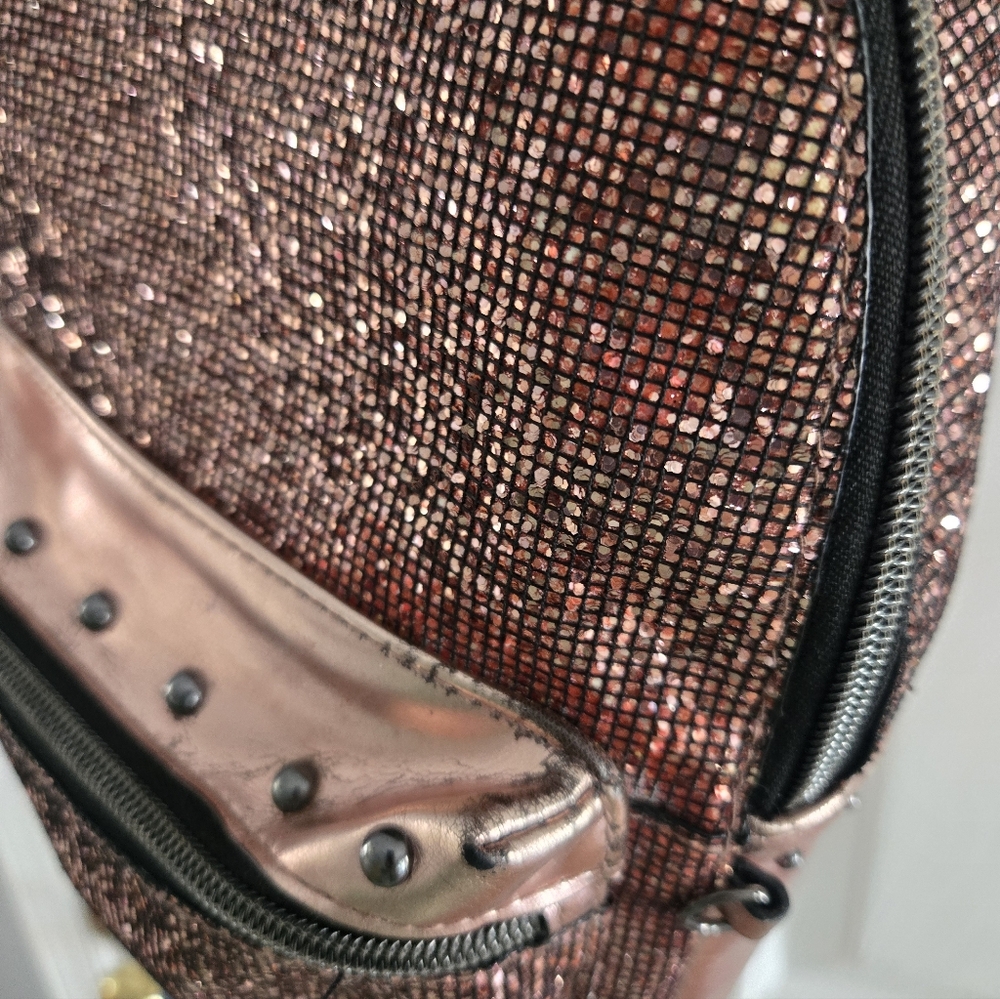Victoria's Secret Sparkle Pink Mini Backpack - Picture 6 of 8